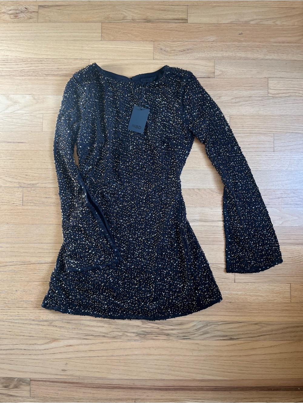 NWT Split Sleeve Mini Dress from NBD XS
